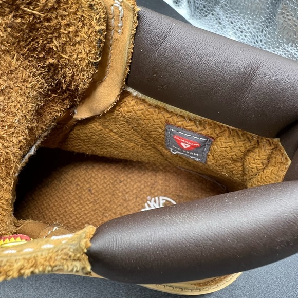 Timberland Premium Wheat Tan Boots Juniors/Kids Size 3.5 M #12909 - Picture 3 of 11